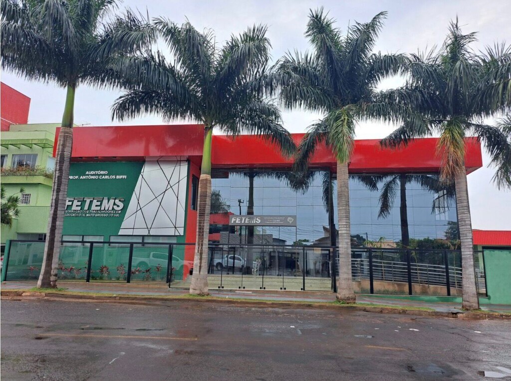 Sede da FETEMS (Federação dos Trabalhadores em Educação de Mato Grosso do Sul).